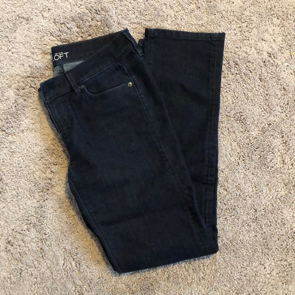 Ann Taylor Loft Modern Straight Jeans Size 27/4P